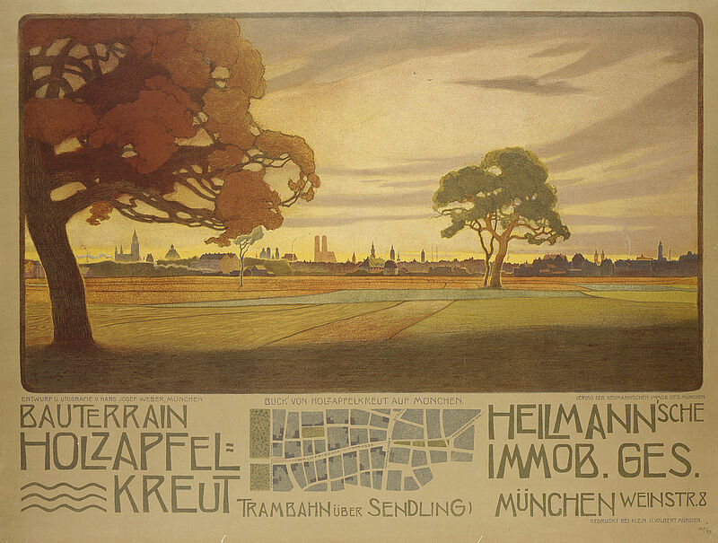 Hans Josef Weber, „BAUTERRAIN / HOLZAPFELKREUT / HEILMANN'SCHE IMMOB. GES.“ (Originaltitel), 1905