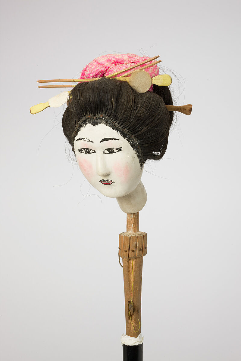 Kuruma-Ningyō-Figur "Terute-Hime", 1965