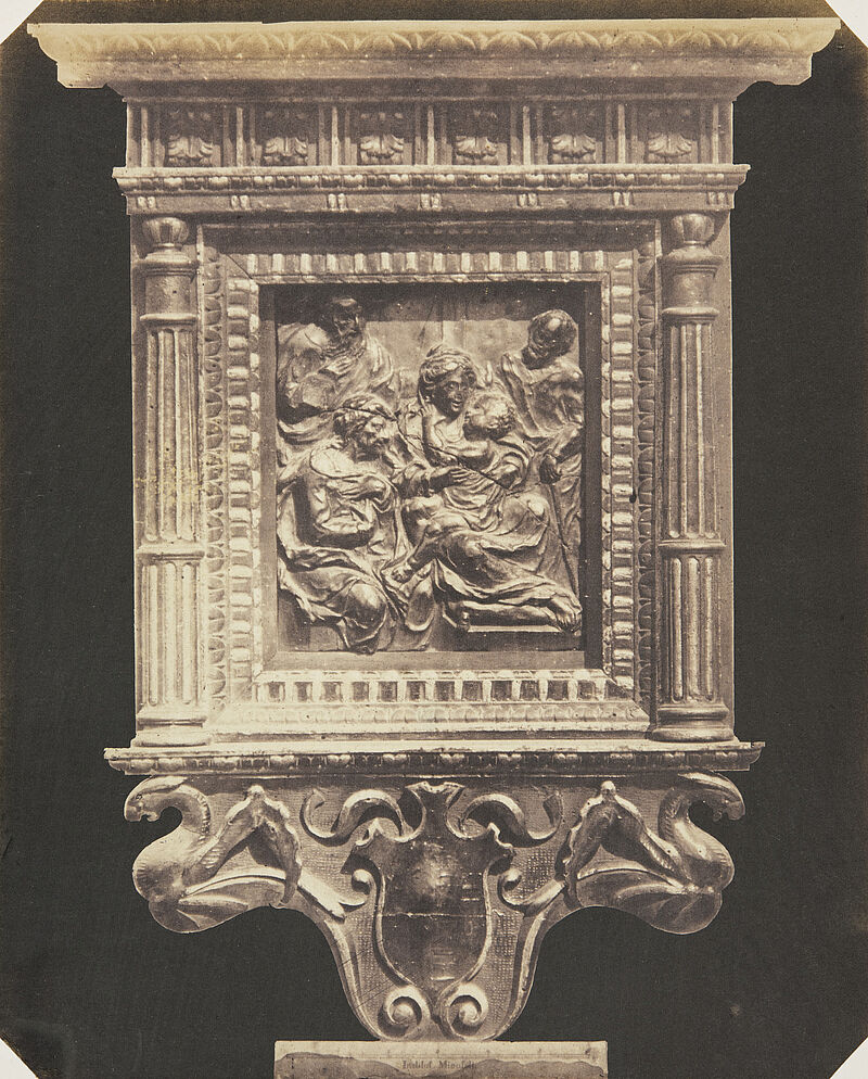 Ludwig Belitski, Italienischer Bilderrahmen mit einem Relief aus Wachs, 16. u. 17. Jahrhundert (aus: Vorbilder für Handwerker und Fabrikanten...), vor 1855