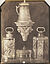 Ludwig Belitski, Metallkanne und drei Büchsen mit Relief-Arbeit, deutsch, halbe Naturgröße, 16. u. 17. Jahrhundert (aus: Vorbilder für Handwerker und Fabrikanten...), vor 1855