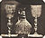 Ludwig Belitski, Deutsche Glaskanne und zwei Pokale, geschnitten und geschliffen, zwei Drittel Naturgröße, 17. Jahrhundert (aus: Vorbilder für Handwerker und Fabrikanten...), vor 1855
