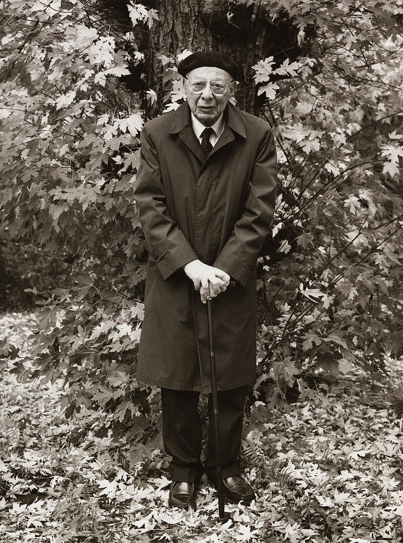 Stefan Moses, Bruno Bettelheim, Psychoanalytiker, Wien 1987, 1987