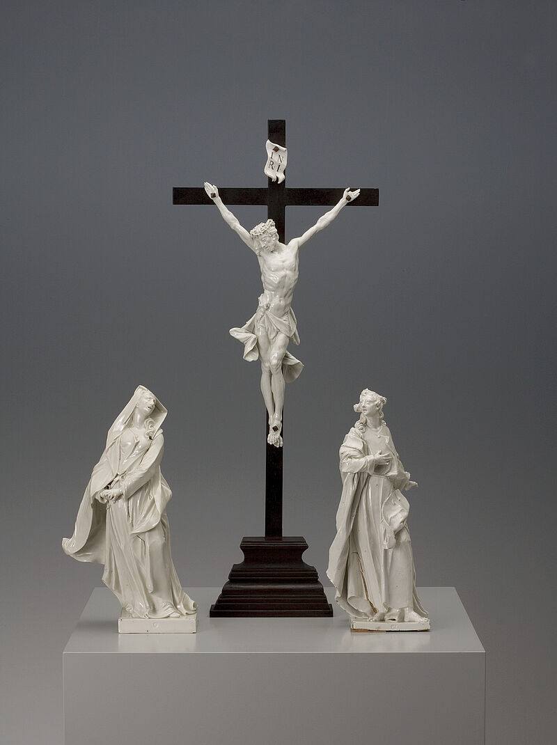 Franz Anton Bustelli, Nymphenburger Porzellanmanufaktur, Kruzifixus aus einer Kreuzigungsgruppe, 1795
