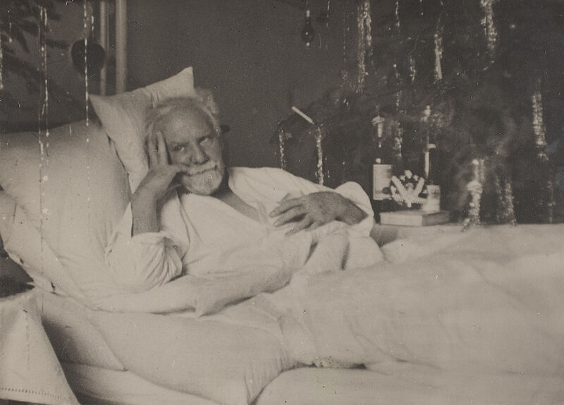 Frank Eugene Smith Weihnachten im Krankenbett, um 1935