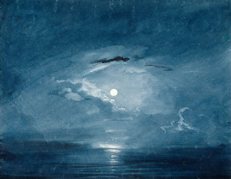 Carl Rottmann, Mondlichtstudie, um 1835