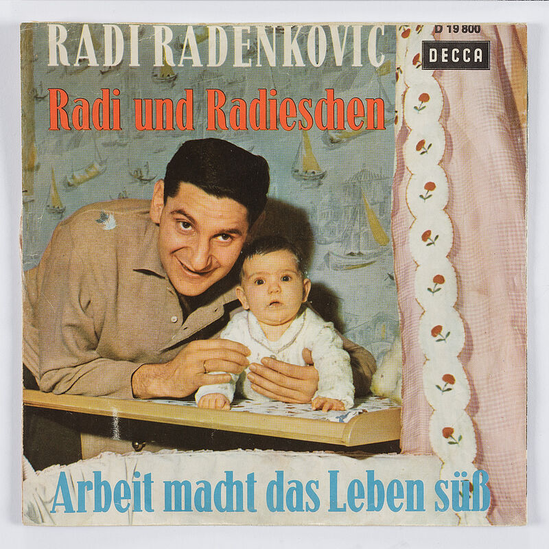 Single-Schallplatte Radi Radenković – Radi und Radieschen – Arbeit macht das Leben süß, 1966