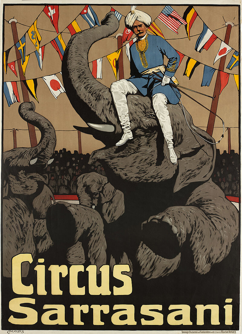 Carl Moos, „Circus Sarrasani“ (Originaltitel), um 1912