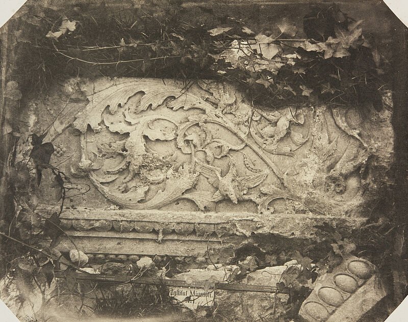 Ludwig Belitski, Fragmente eines antiken Marmorfrieses, griechische Arbeit (aus: Vorbilder für Handwerker und Fabrikanten...), vor 1855