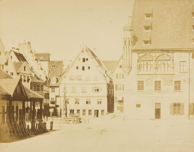 Felix Alexander Oppenheim, Ulm, Marktplatz, 1855
