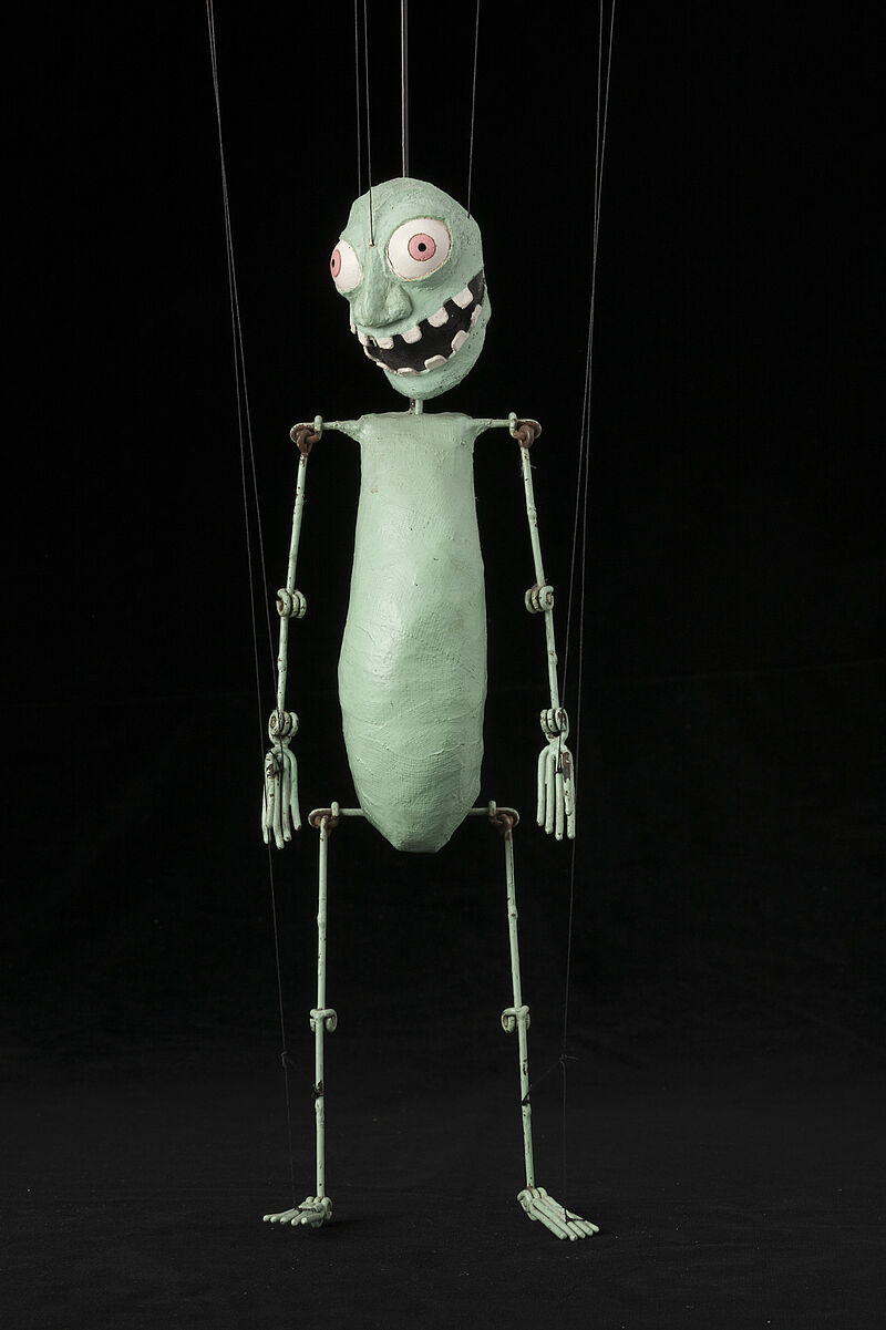 Ben Vornholt, Marionette „grünes Wesen“, 1985