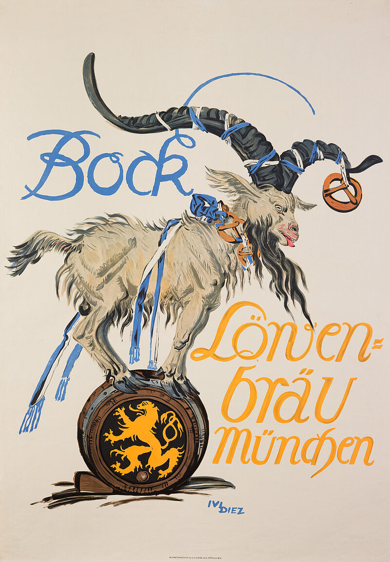 Julius Diez, „Bock / Löwenbräu München“ (Originaltitel), 1924