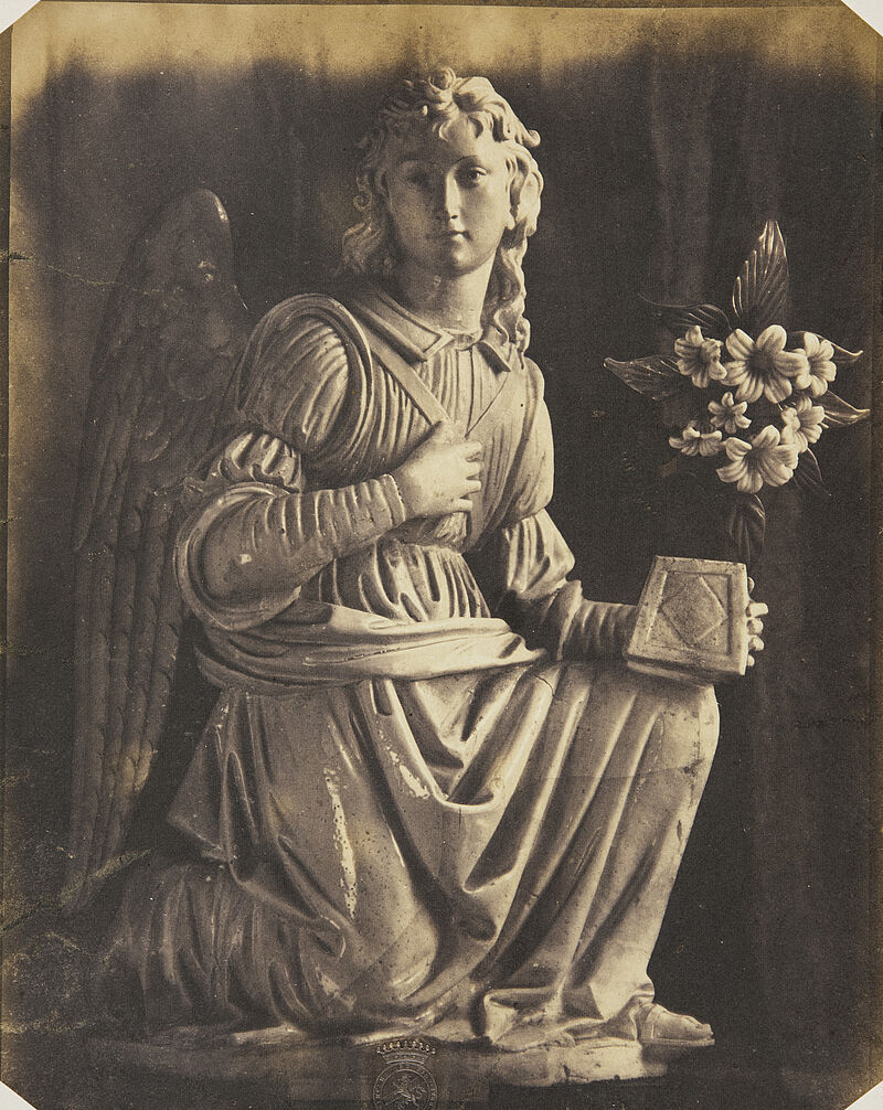 Ludwig Belitski, Engelstatue von Luca della Robbia, ein Viertel Naturgröße, 15. Jahrhundert (aus: Vorbilder für Handwerker und Fabrikanten...), vor 1855