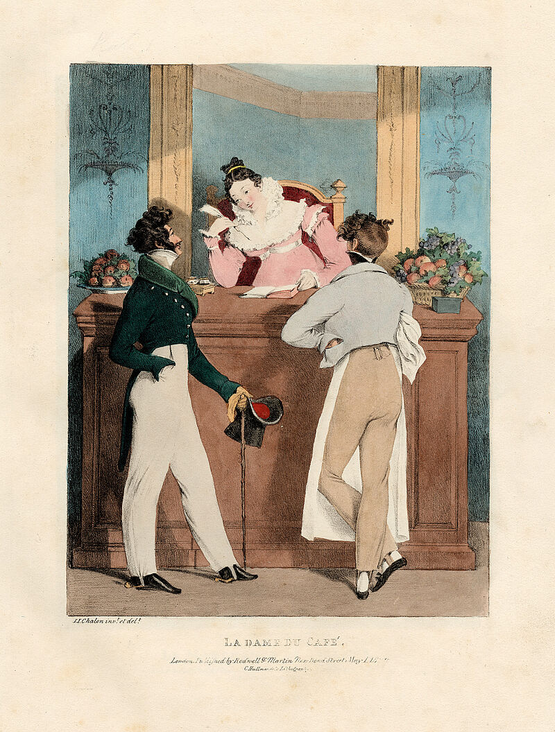 John James Chalon, Twenty four subjects exhibiting the costume of Paris, 1822