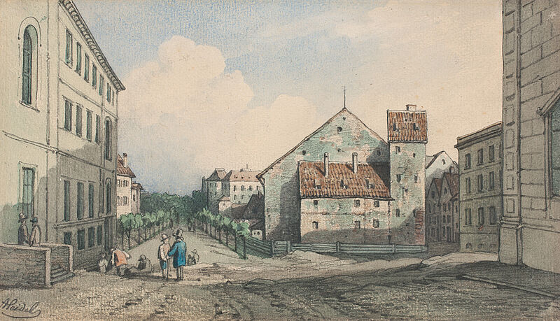 August Seidel, Andreas Link, Maximilianstraße, nach 1855