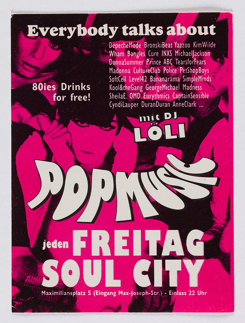 Flyer und Sticker "Soul City", 1998
