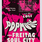Flyer und Sticker "Soul City", 1998