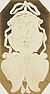 Ludwig Belitski, Das Wappen der Stadt Nürnberg, von einer Ofenkachel des 17. Jahrhunderts entnommen (aus: Vorbilder für Handwerker und Fabrikanten...), vor 1855