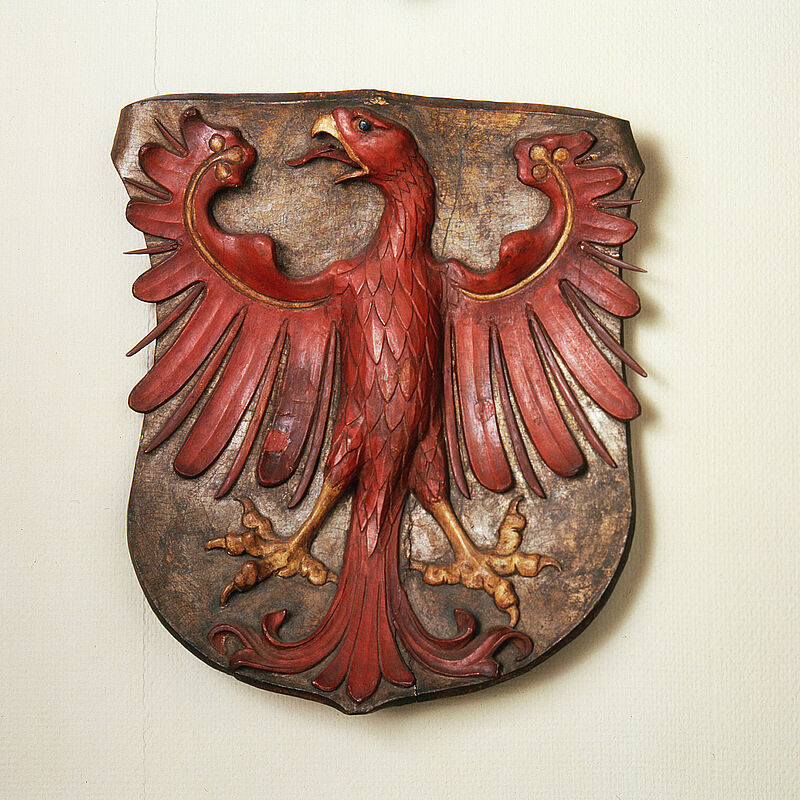 Erasmus Grasser, Wappen der Markgrafschaft Brandenburg aus dem Fest- und Tanzsaal des Alten Rathauses in München, 1477