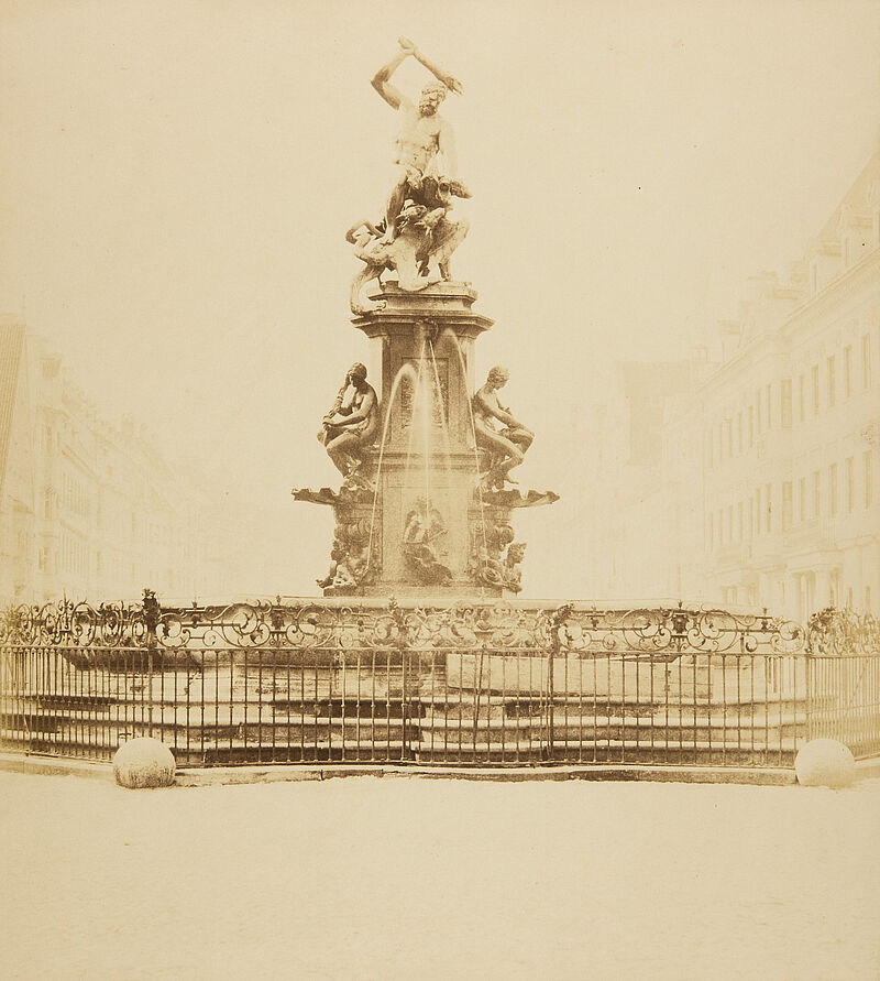 Felix Alexander Oppenheim, Augsburg, Herkulesbrunnen, 1855
