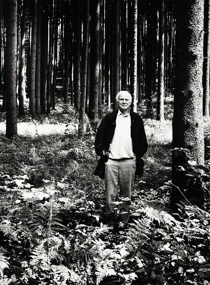 Stefan Moses, Vicco von Bülow (Loriot), Ambach, 1997