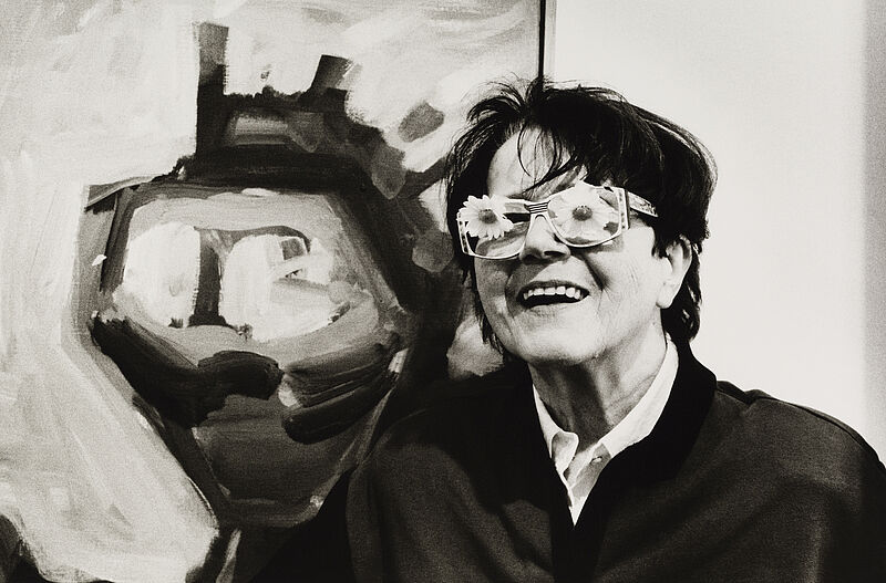 Stefan Moses, Maria Lassnig, Malerin, München, 1995
