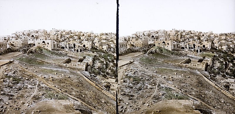 Anonym (Verlag August Fuhrmann, Berlin), Palästina. Ansicht von Bethlehem, um 1900