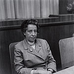 Barbara Niggl Radloff, Hannah Arendt auf dem 1. Kulturkritikerkongress, 1958