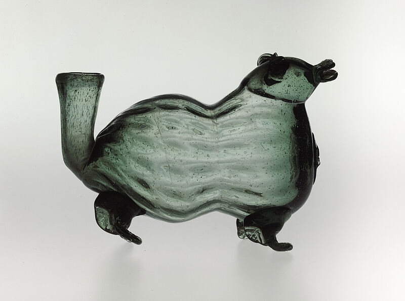 Scherzglas (Schnapshund), 17. oder 18. Jahrhundert