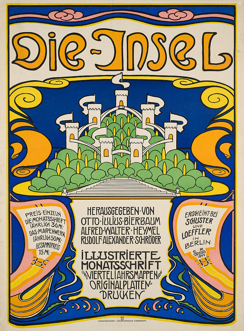 Emil Rudolf Weiss, „Die-Insel / iLLUSTRiERTE MONATSSCHRiFT“ (Originaltitel), 1899