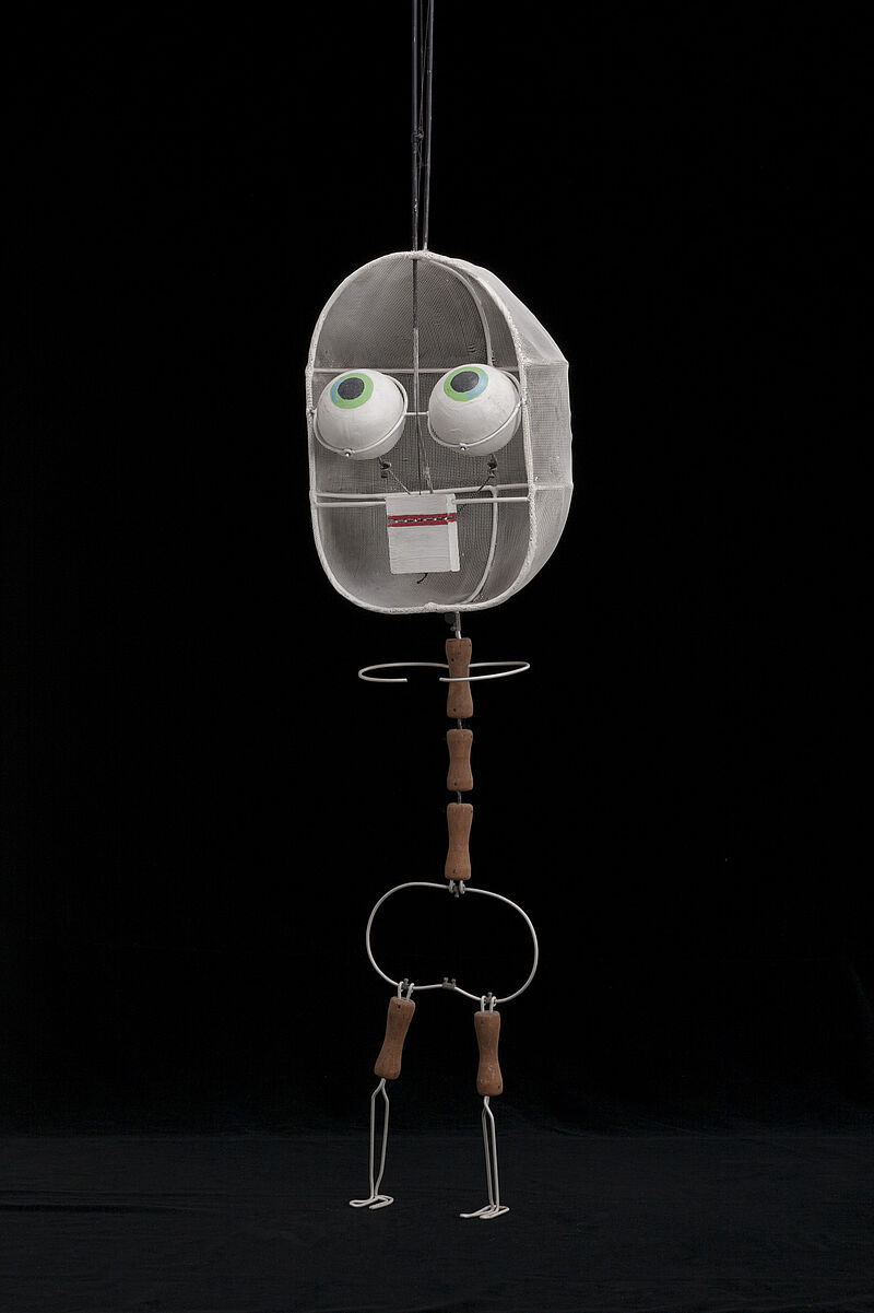 Ben Vornholt, Marionette „Drahtkorb-Kopf“, 1973