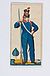 Bayerische Spielkarten "König Otto von Griechenland", 36 Blatt komplett, Daus, König, Ober, Unter, 10-6 je Farbe, um 1835/40