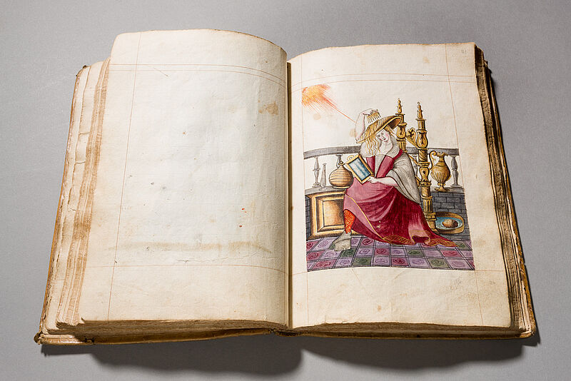 [Kostümbuch mit hauptsächlich Vornehmen Italiens], um 1580