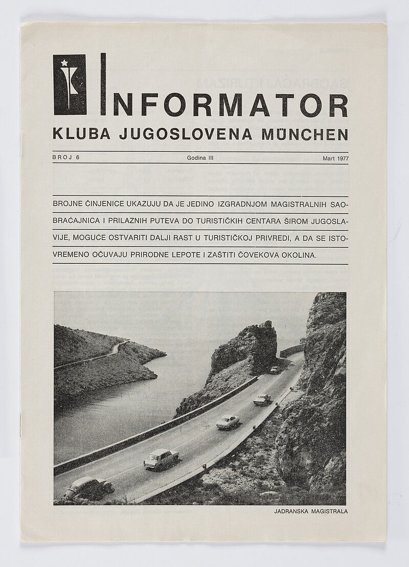 Informator, Zeitung des jugoslawischen Klubs in München, März 1977 (6. Jg.)
