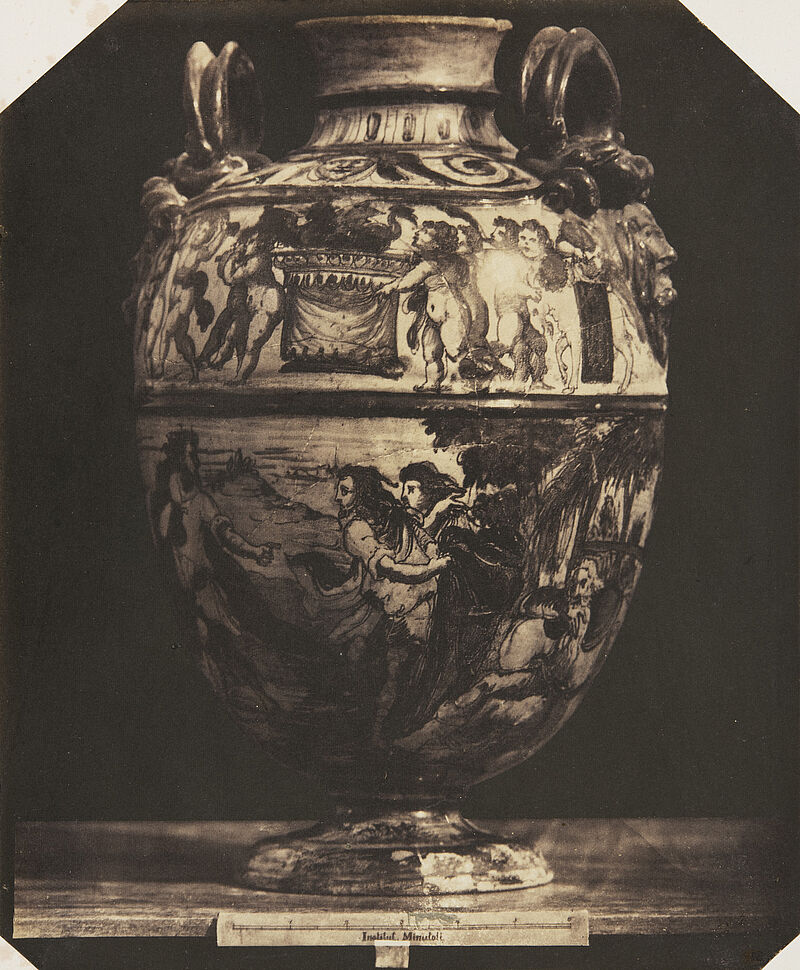 Ludwig Belitski, Große Majolikavase, italienische Arbeit, 16. Jahrhundert (aus: Vorbilder für Handwerker und Fabrikanten...), vor 1855