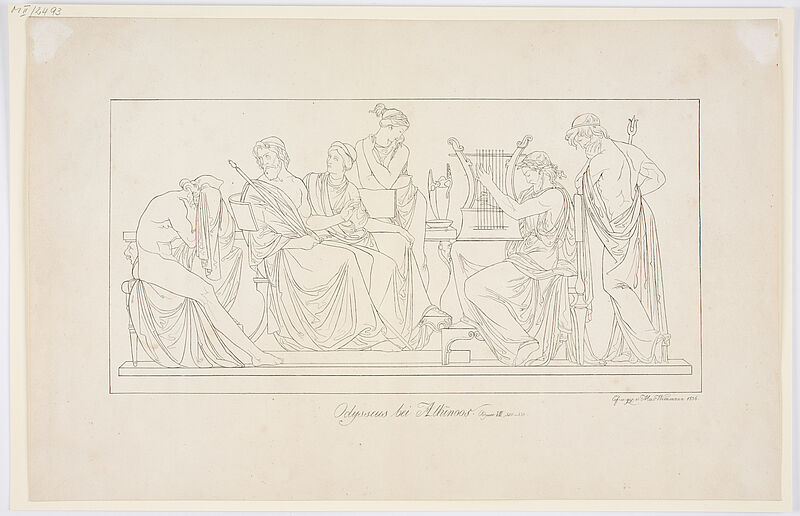 Max von Widnmann, Odysseus bei Alkinoos, 1836