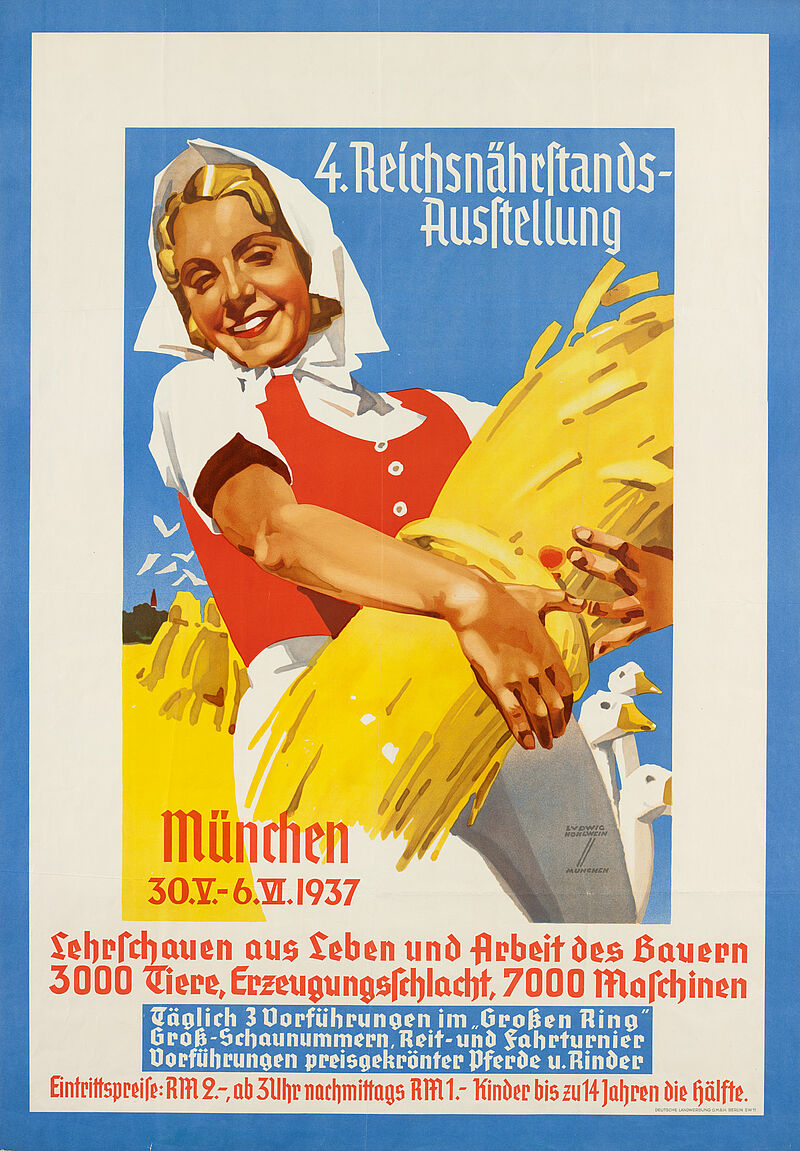 Ludwig Hohlwein, „4. Reichsnährstands-Ausstellung / München / 30.V.-6.VI.1937“ (Originaltitel), 1937