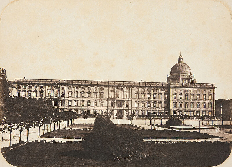 Leopold Ahrendts, Stadtschloss, von der Lustgartenseite aus gesehen, 1856–1858