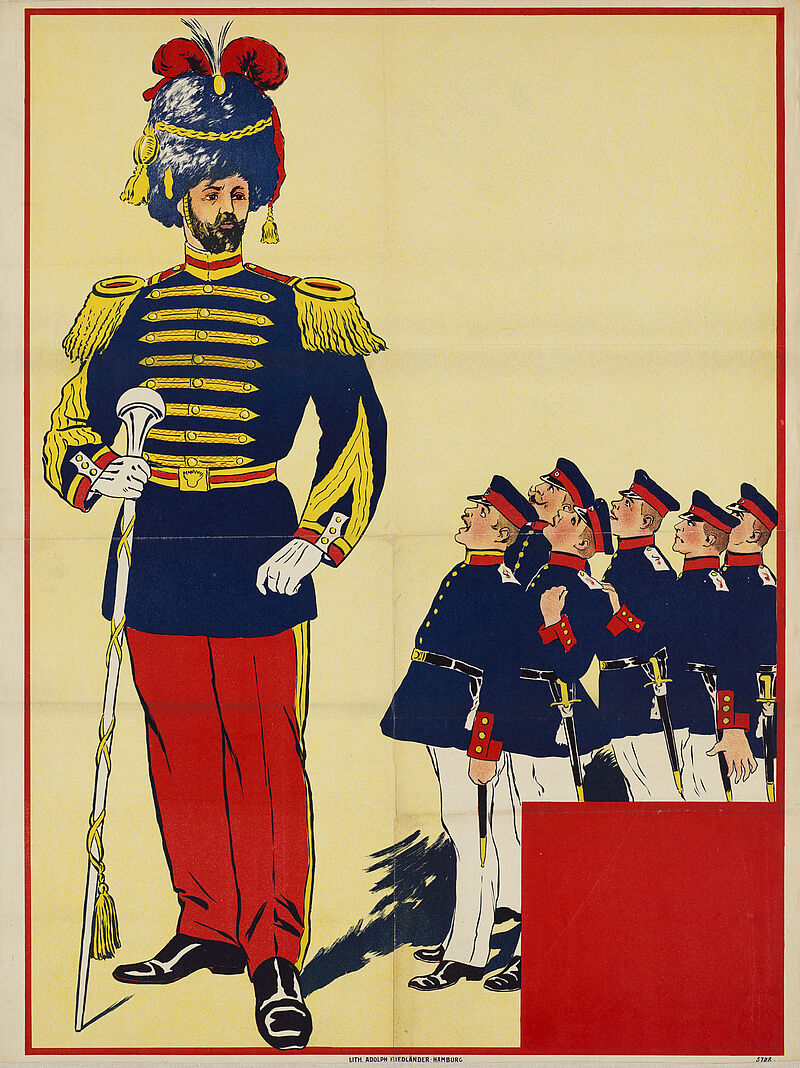 Fa. Lith. Adolph Friedländer, Plakat ohne Titel, um 1912
