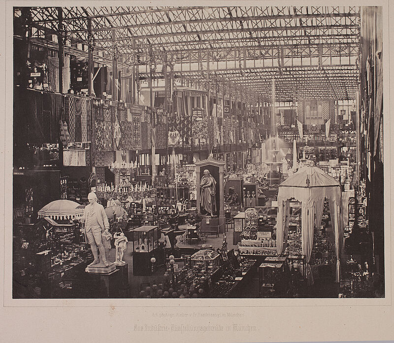 Franz Hanfstaengl, Industrieausstellung im Glaspalast, 1854
