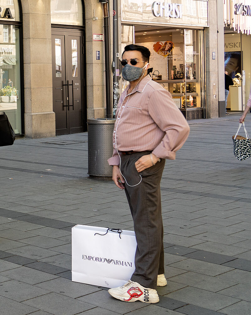 Olaf Otto Becker, Shopping während Corona, 07.05.2020, 2020