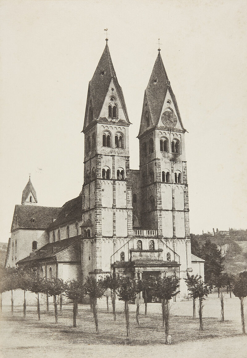 Charles Marville, Koblenz, Basilika St. Kastor, 1852/1853