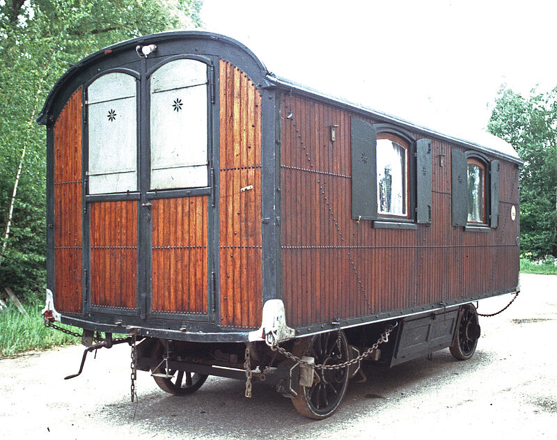 Velodrom, Wohnwagen der Familie Kretzschmar, 1905