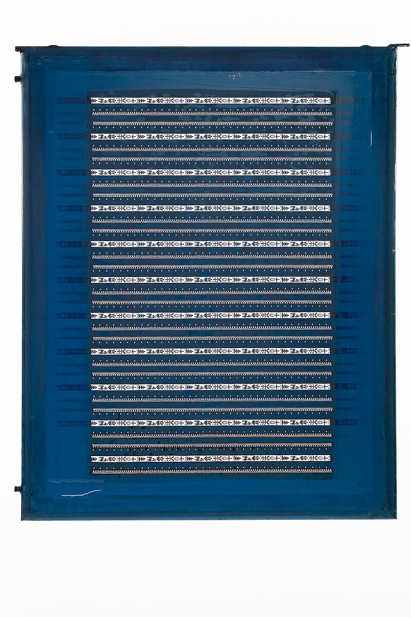 Volkskunsthaus Wallach, Siebdruck-Platten aus den Wallach-Werken in Dachau, 2. Hälfte 20. Jh. 