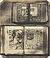 Ludwig Belitski, Miniaturen auf Pergament, italienische und niederländische Arbeit, sieben Achtel Naturgröße, 16. u. 15. [17.?] Jahrhundert (aus: Vorbilder für Handwerker und Fabrikanten...), vor 1855