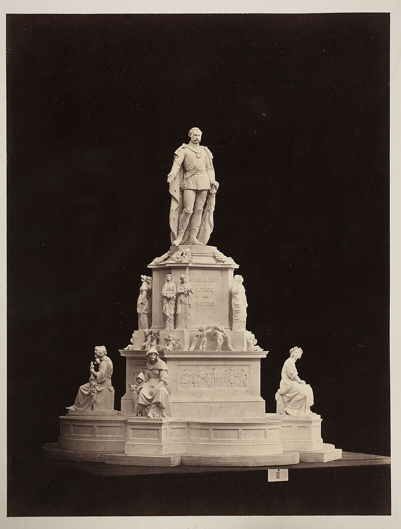 Joseph Albert, Max-II-Denkmal (Maxmonument), 1866