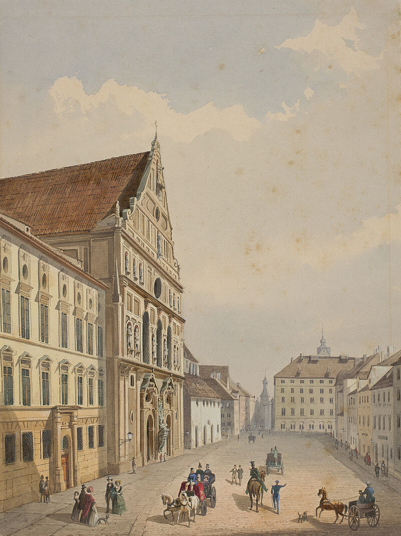 Carl Scharold, Neuhauser Straße, 1851
