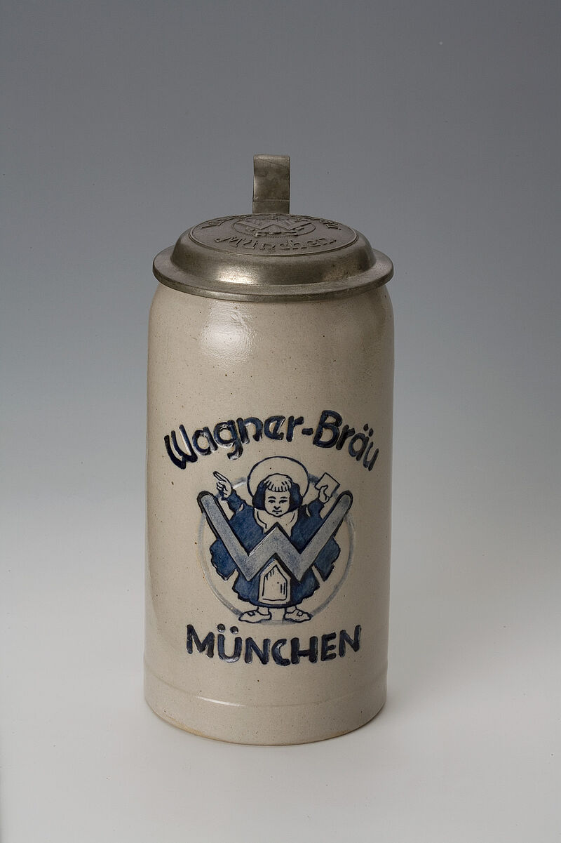 Bierkrug Wagnerbräu München, um 1925