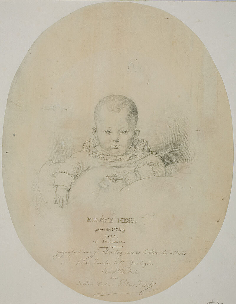 Peter Hess, Eugen Hess (Kinderporträt), 1824