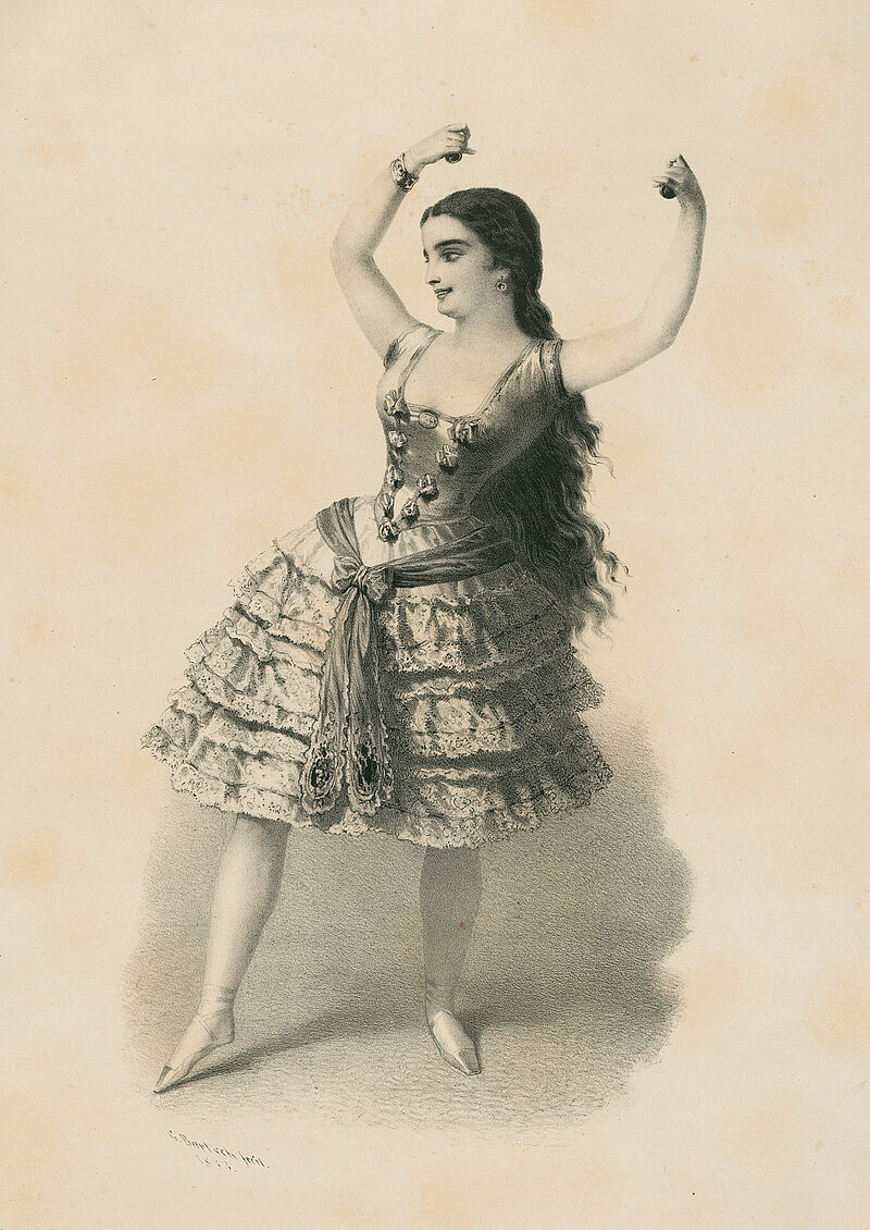 G. Bartsch, Pepita de Oliva tanzt den Olé