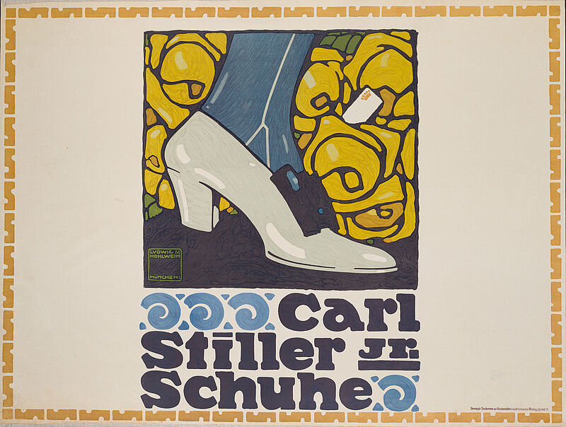 Ludwig Hohlwein, „Carl Stiller Jr. Schuhe“ (Originaltitel), 1910